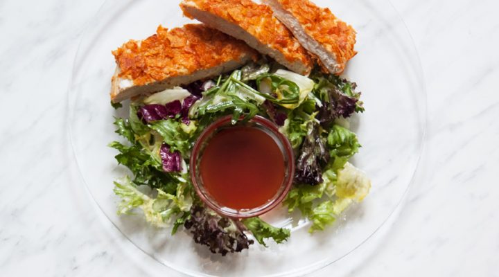 Piersi kurczaka pieczone w chipsach