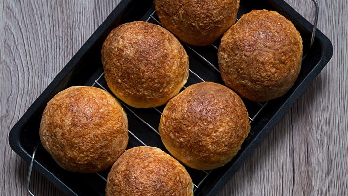 Bułeczki śniadaniowe – podwójnie serowe