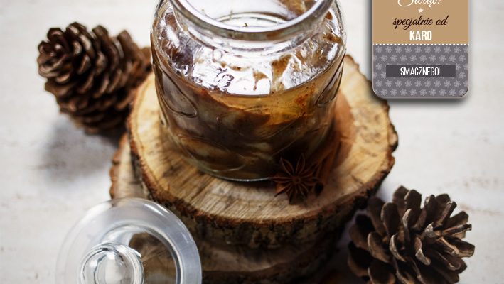 Śledzie piernikowe w musztardzie, whisky i wiśniówce