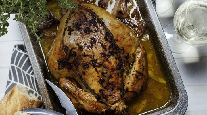 Kurczak pieczony po toskańsku – wiązanie kurczaka