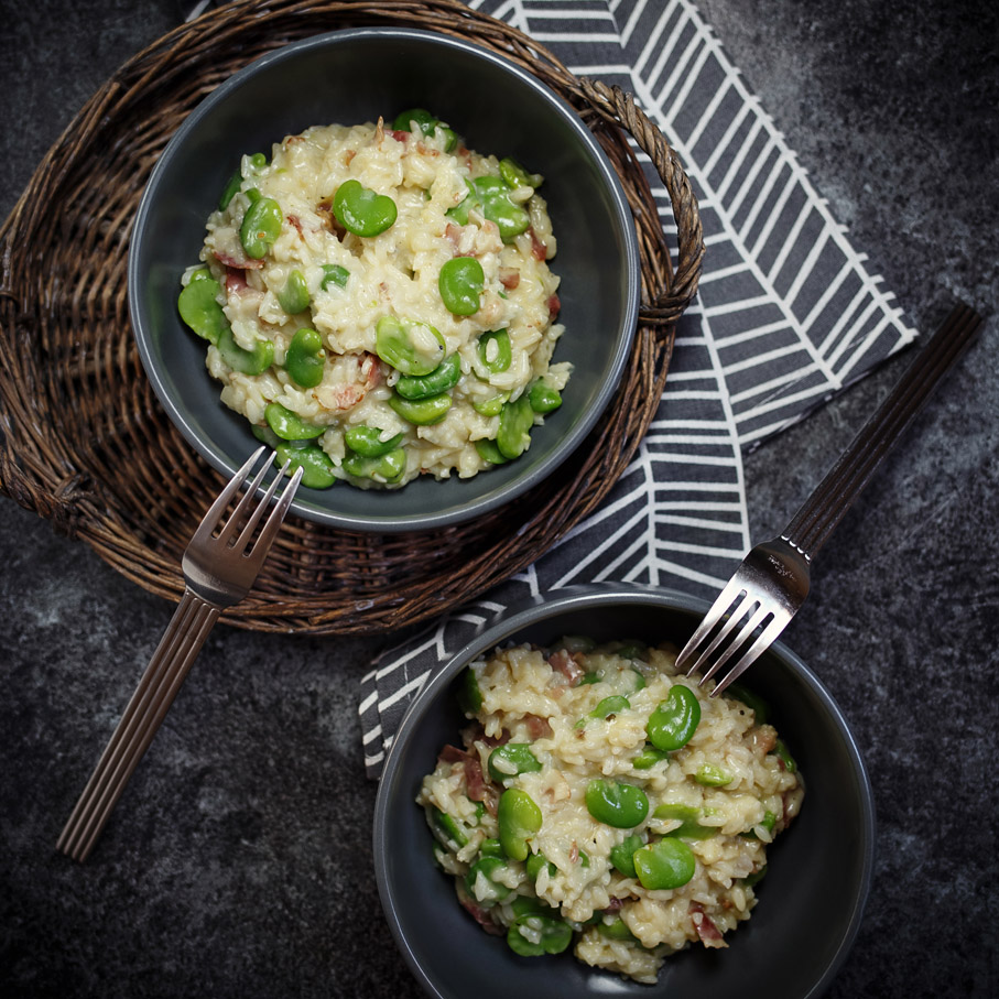 Superszybkie risotto z bobem letni comfort food Karo in the Kitchen