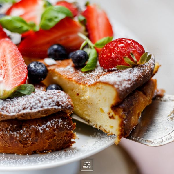 Szybki rustykalny sernik z ricotty