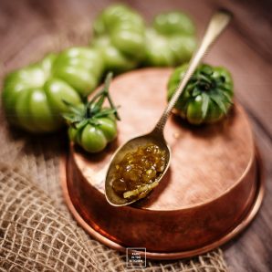 Dżem z zielonych pomidorów – z cytryną i imbirem